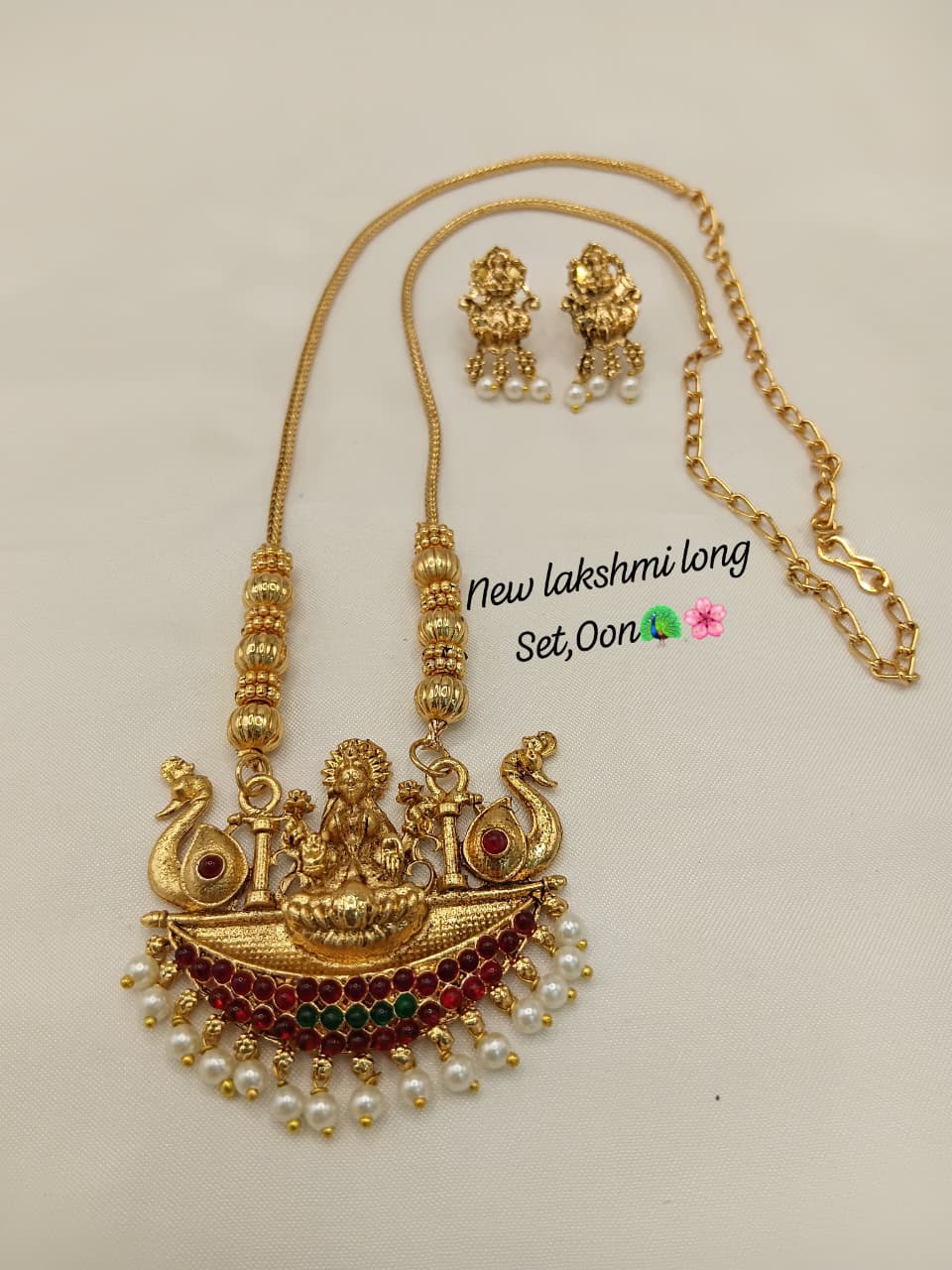 Traditional Temple Necklace Jwellery TM479M.G