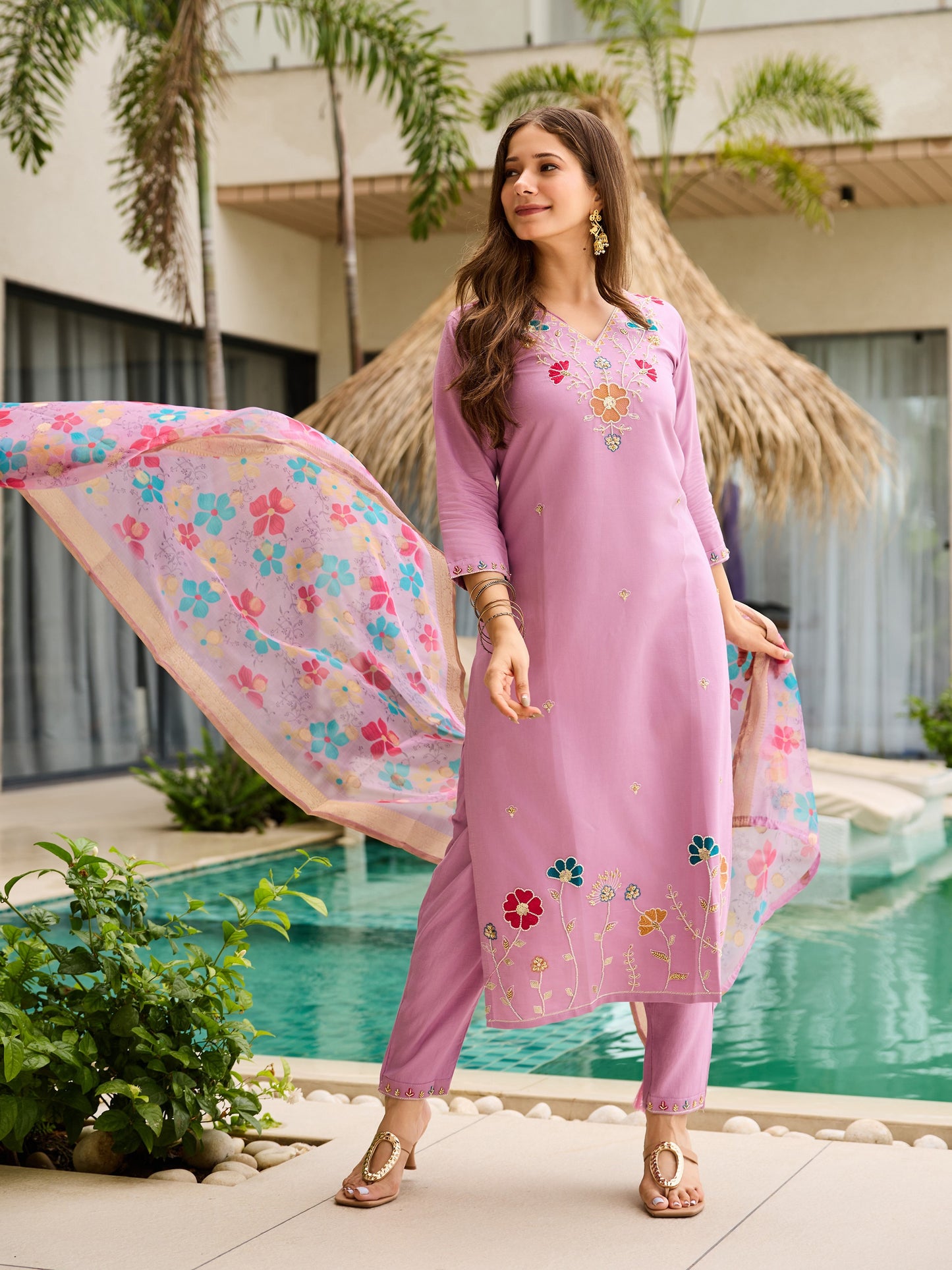 KURTI WITH PANT & DUPATTA HR-27