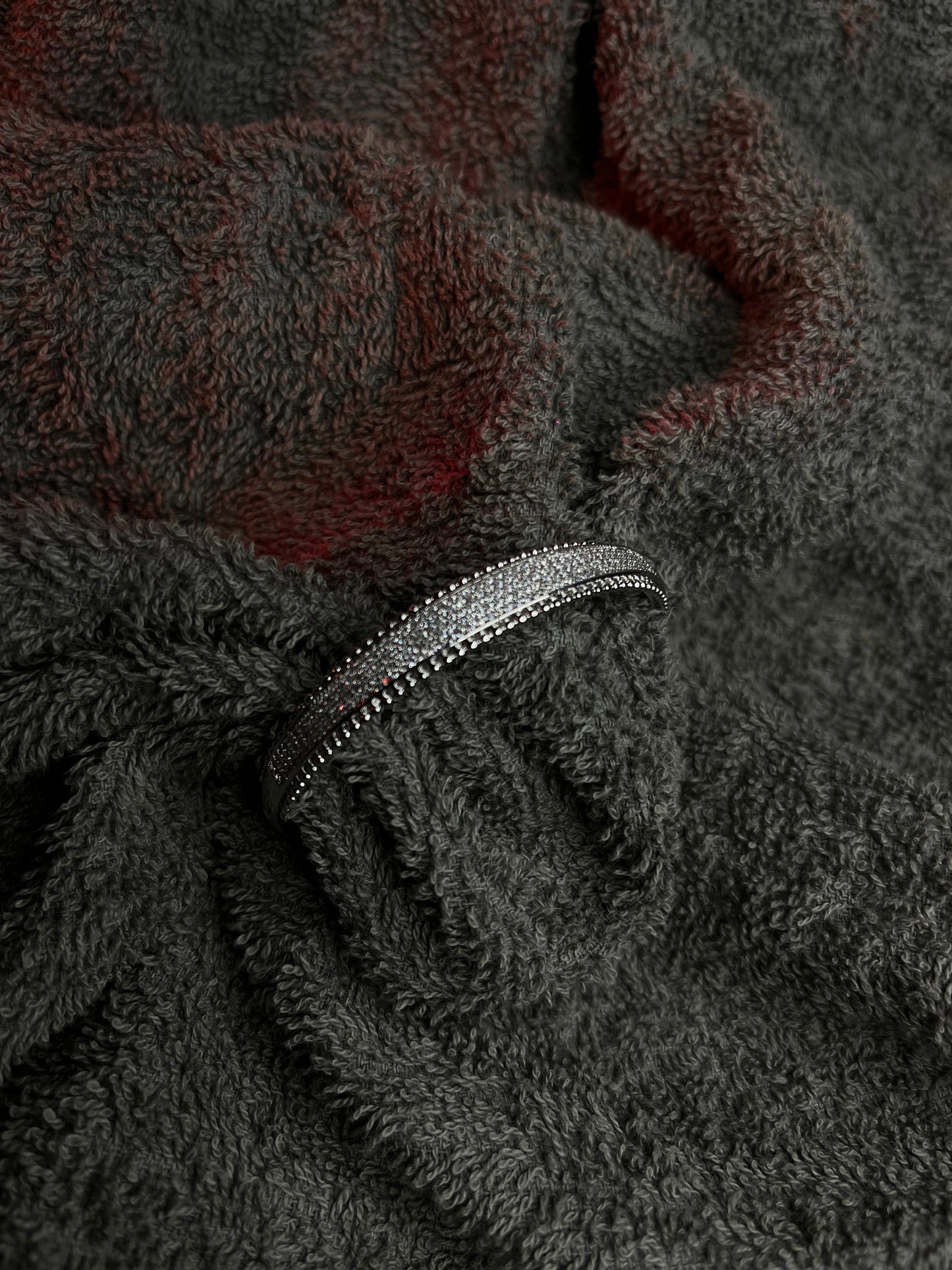 Row CZ Pave Bangle