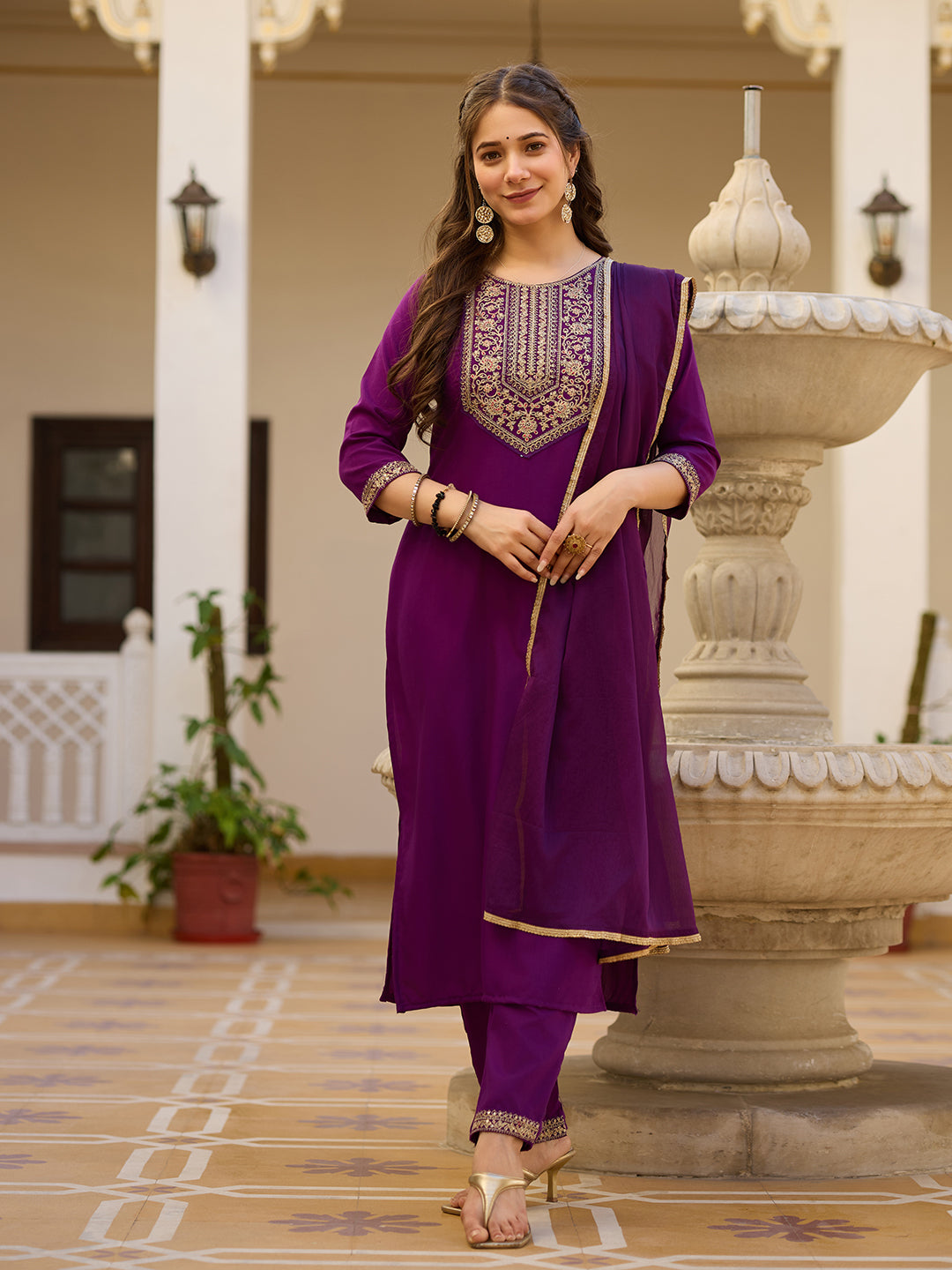 KURTI WITH PANT & DUPATTA MV-6029