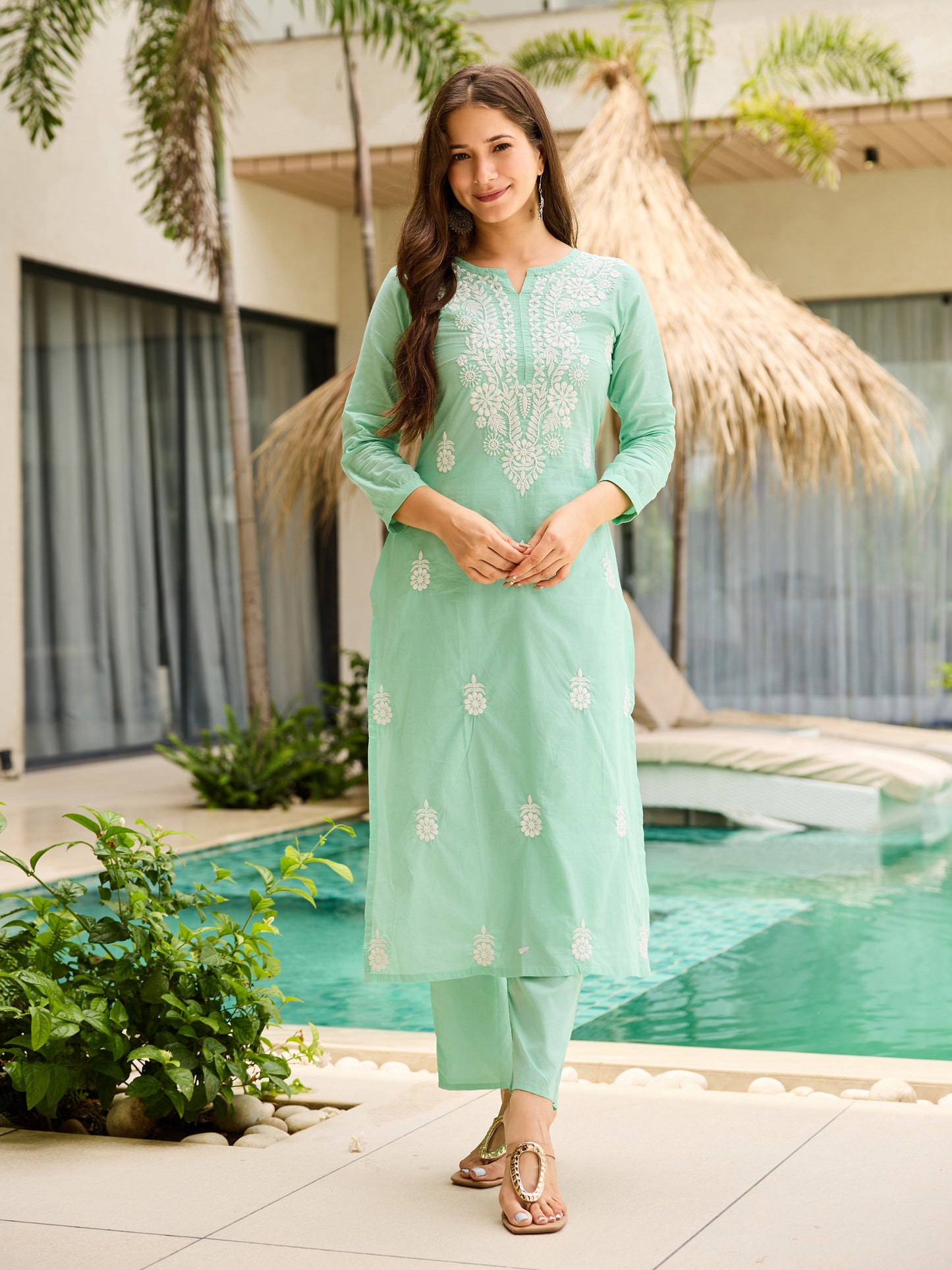 KURTI WITH PANT & DUPATTA D631