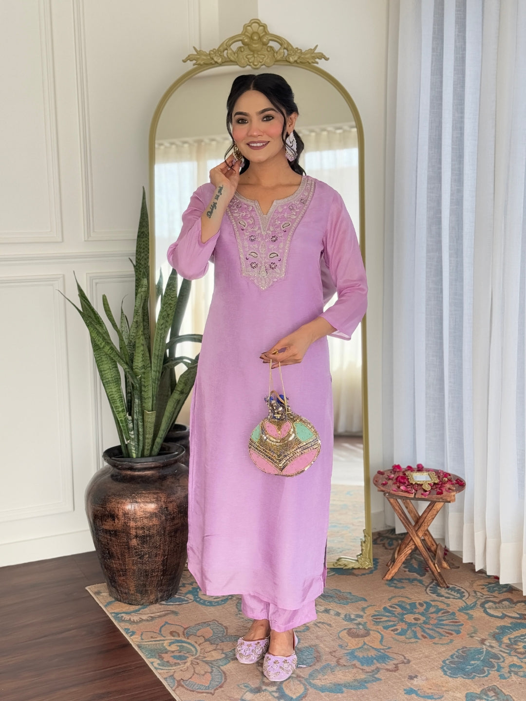 KURTI WITH PANT & DUPATTA D701