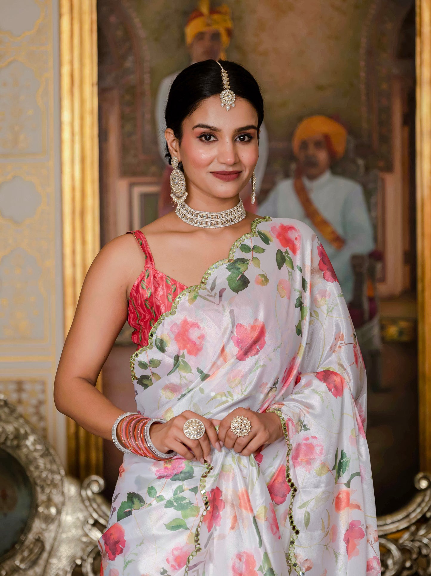 💞 Ready To Wear Saree With Unstitched Blouse RTW-15