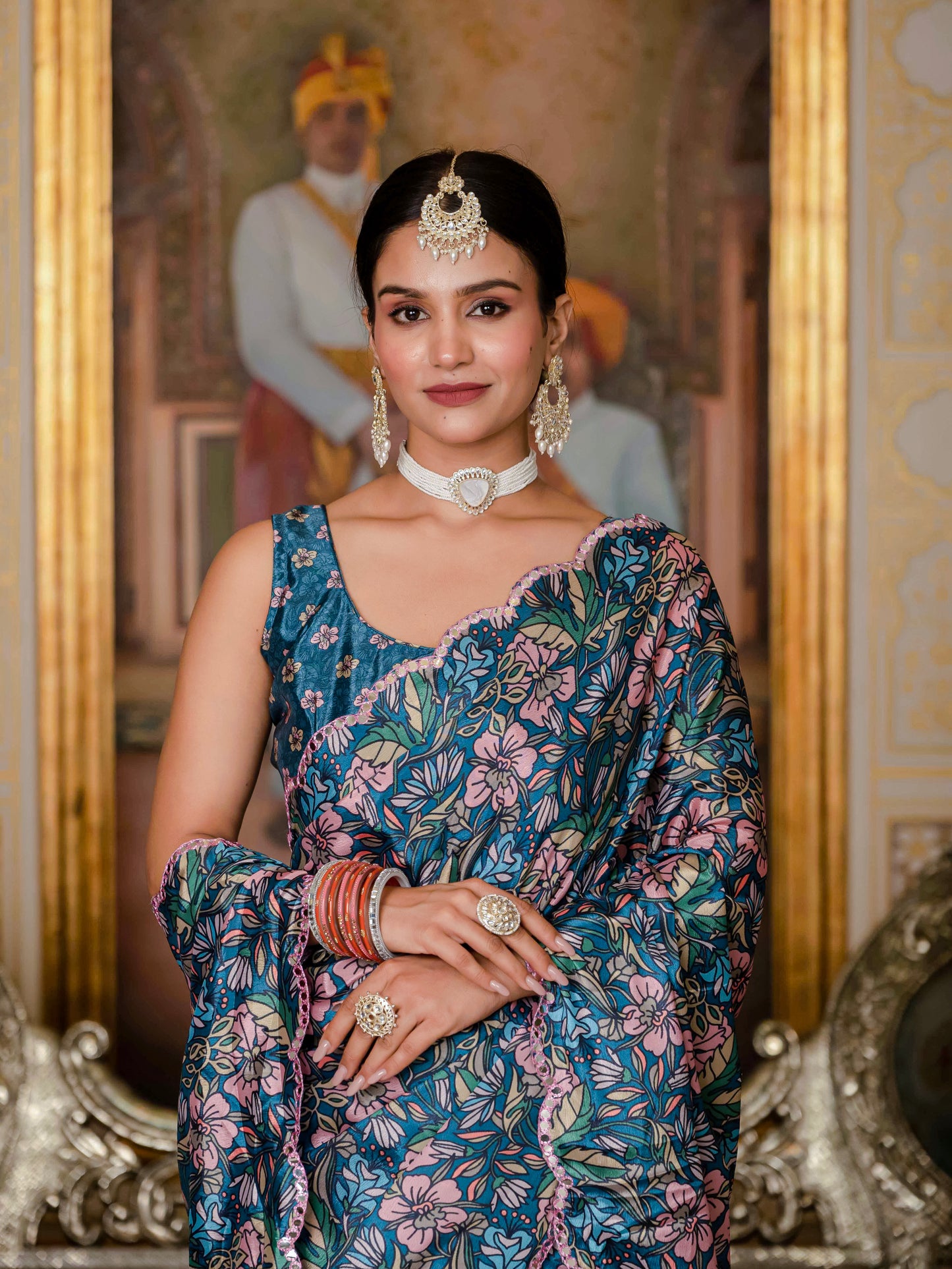 💞 Ready To Wear Saree With Unstitched Blouse RTW-17