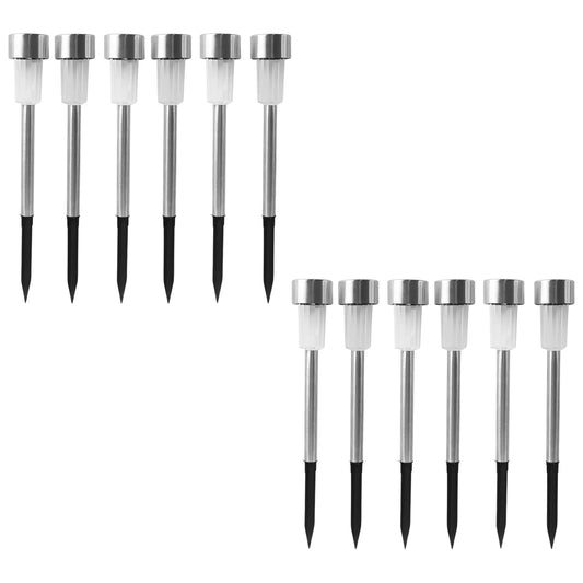 Solar Lawn Lamp Set Of 12 Pc