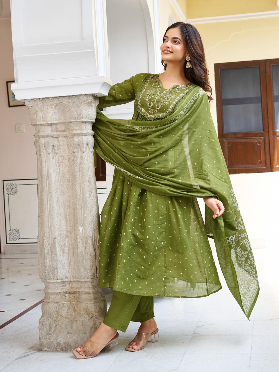 KURTI  WITH PANT & DUPATTA VI-BHUMI