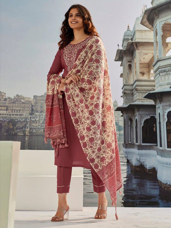 KURTI  WITH PANT & DUPATTA ST-MONIKA