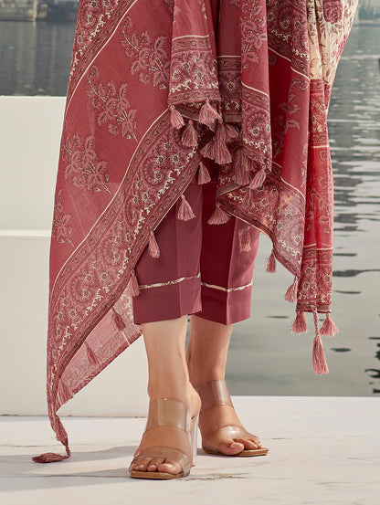 KURTI  WITH PANT & DUPATTA ST-MONIKA