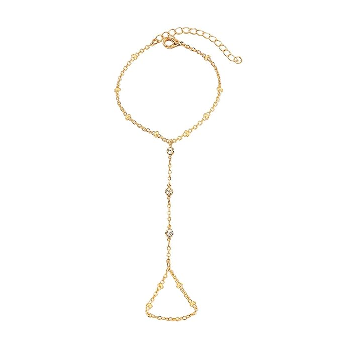 Dainty Crystal Hand Harness Bracelet
