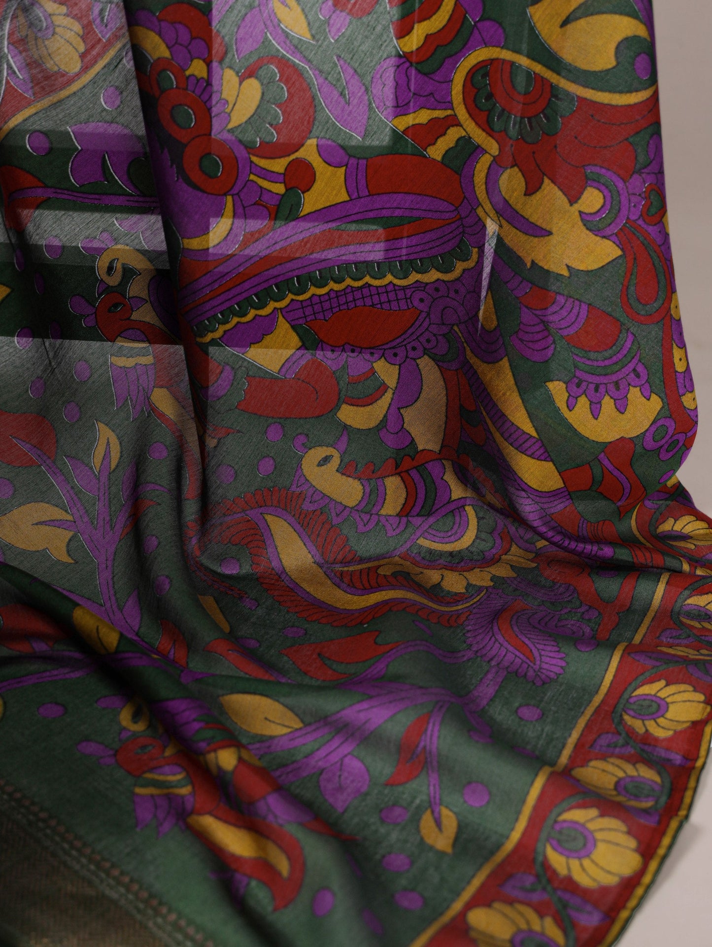Chanderi Silk Saree For Women | Blooming Floral Design Soft Touch