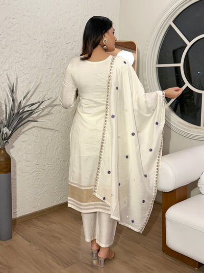 KURTI WITH PANT & DUPATTA ST-AMI