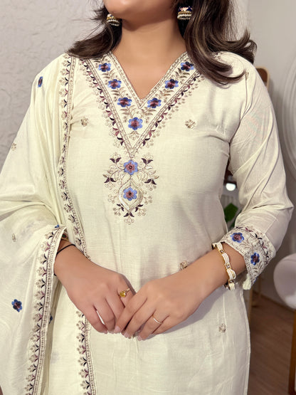 KURTI WITH PANT & DUPATTA ST-AMI