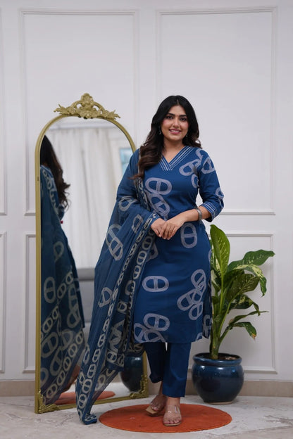KURTI  WITH PANT & DUPATTA VI-AVANTI