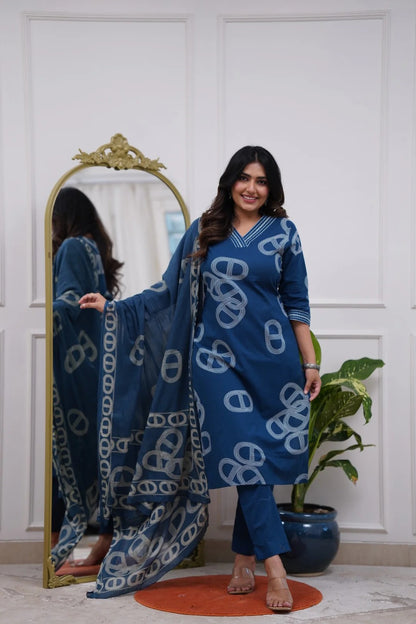 KURTI  WITH PANT & DUPATTA VI-AVANTI