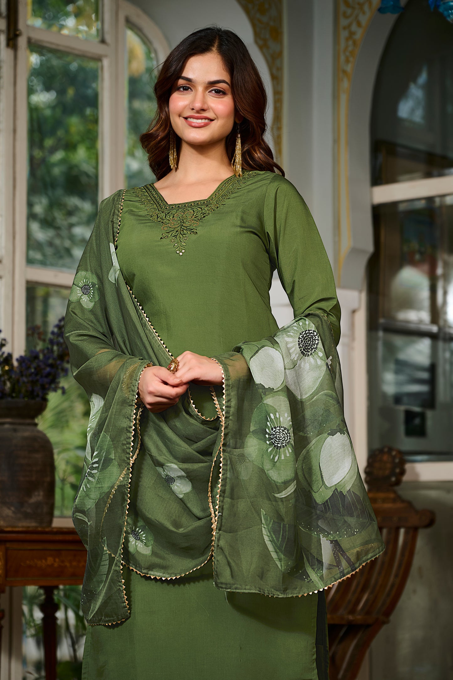 KURTI  WITH PANT & DUPATTA  D125