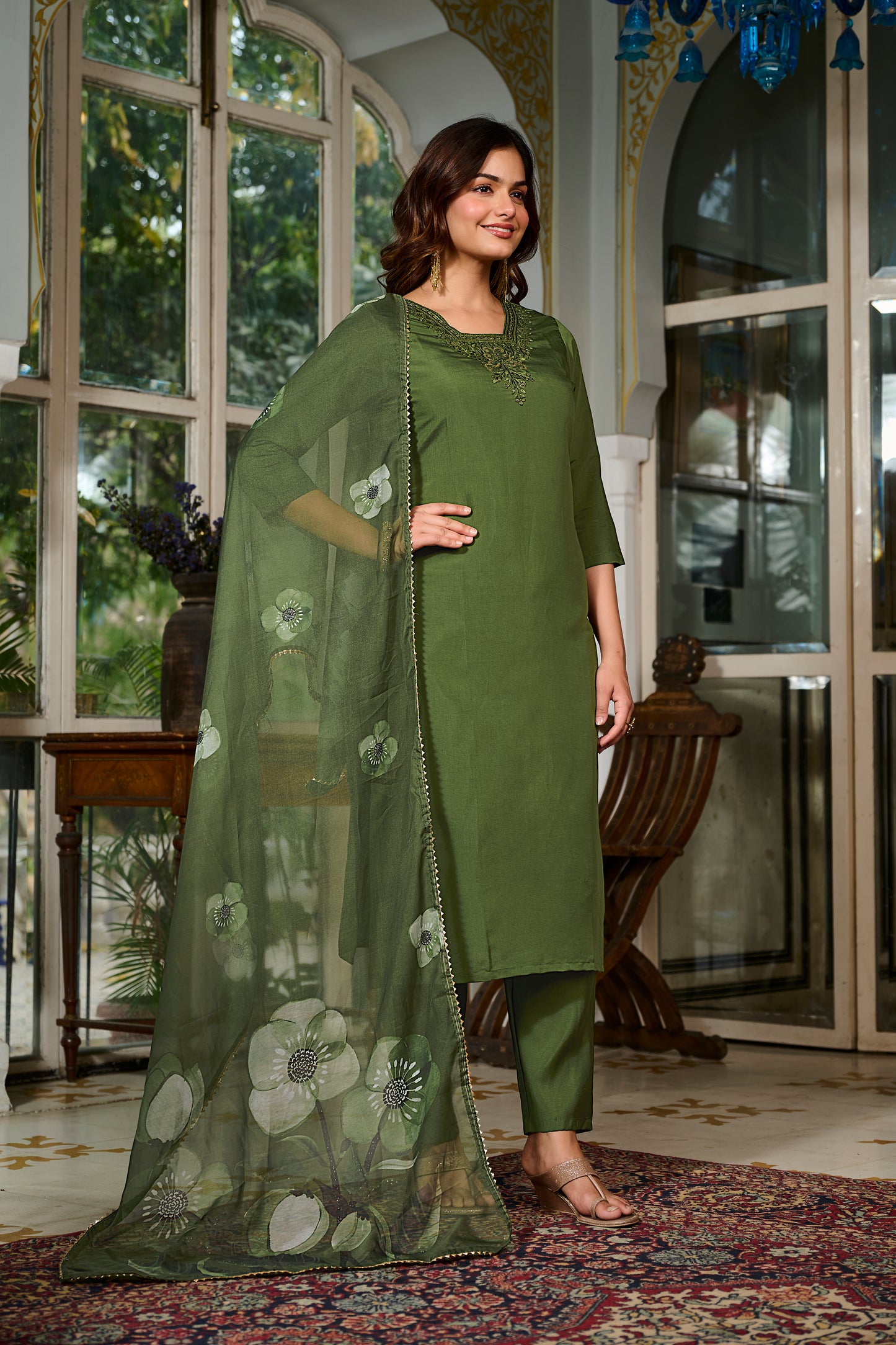 KURTI  WITH PANT & DUPATTA  D125