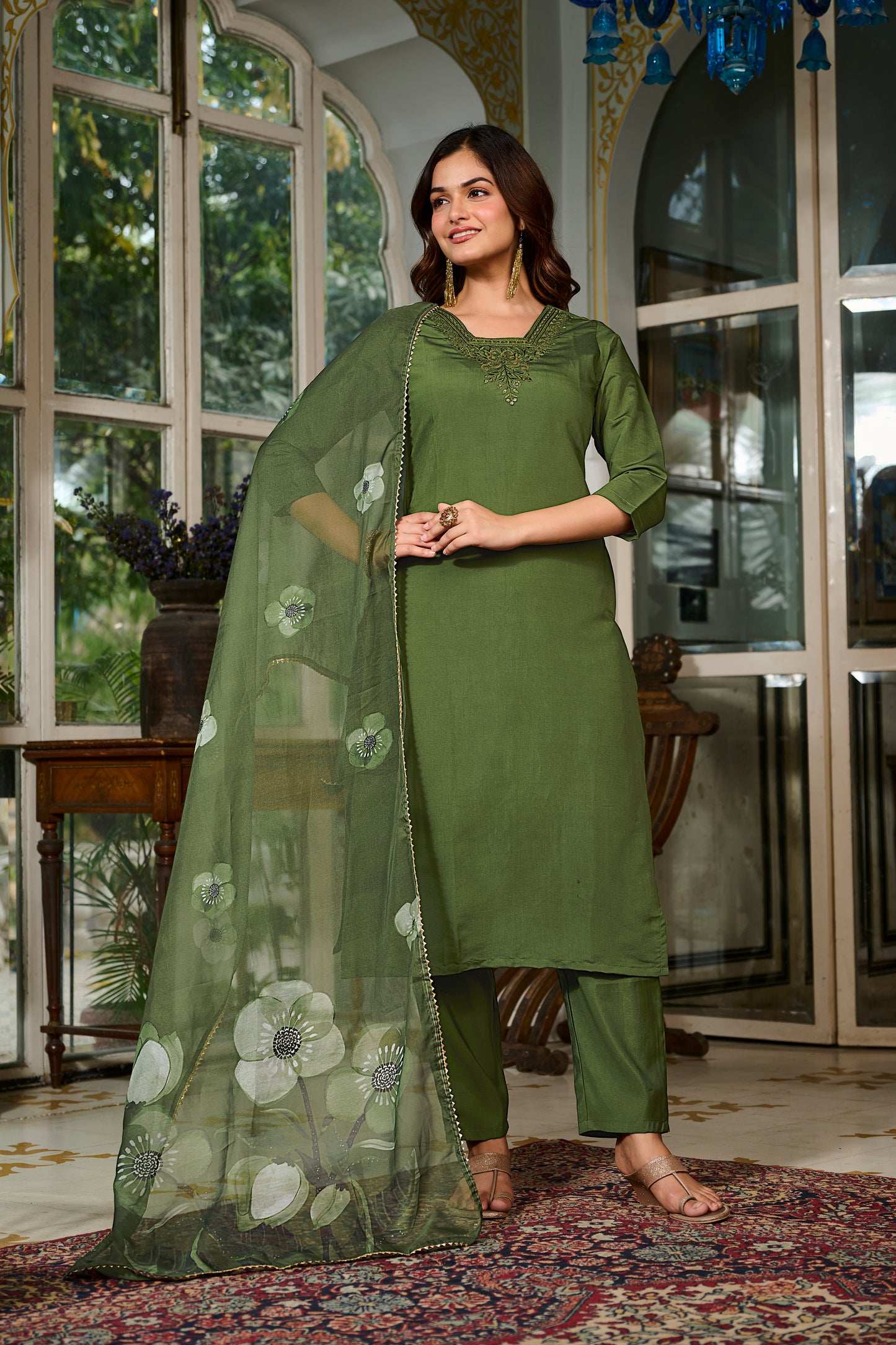 KURTI  WITH PANT & DUPATTA  D125