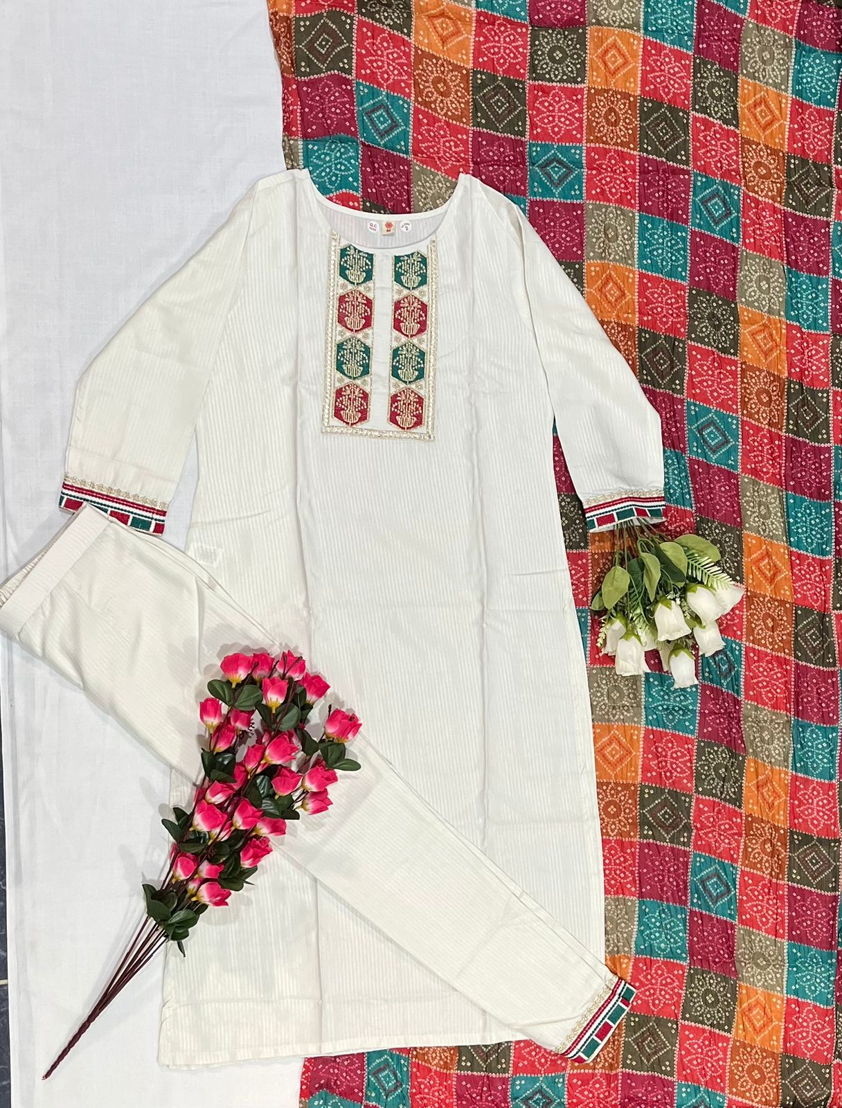 KURTI  WITH PANT & DUPATTA D488