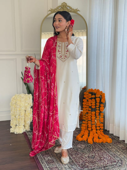 KURTI WITH PANT & DUPATTA VI-DEVAL