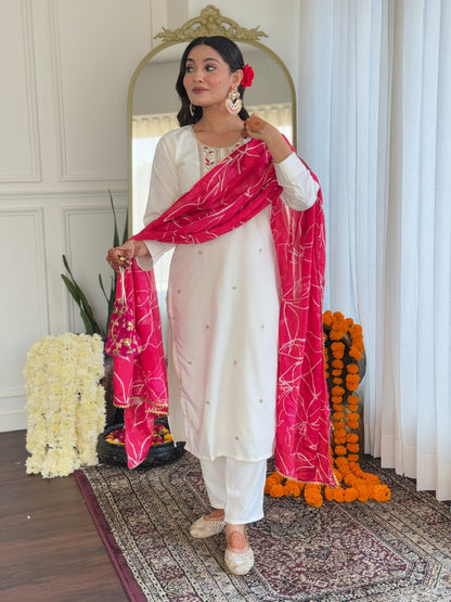 KURTI WITH PANT & DUPATTA VI-DEVAL