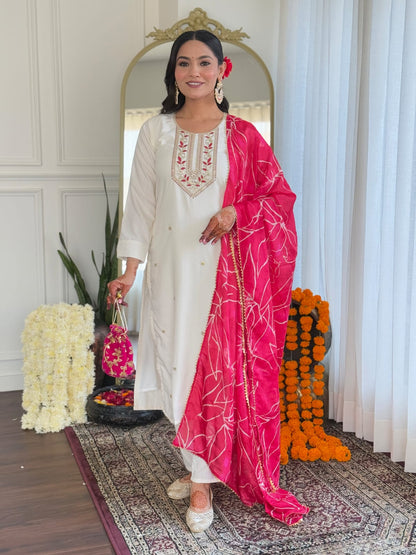 KURTI WITH PANT & DUPATTA VI-DEVAL
