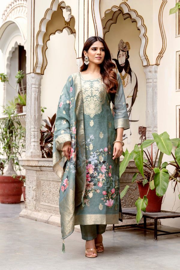 KURTI  WITH PANT & DUPATTA HR-32