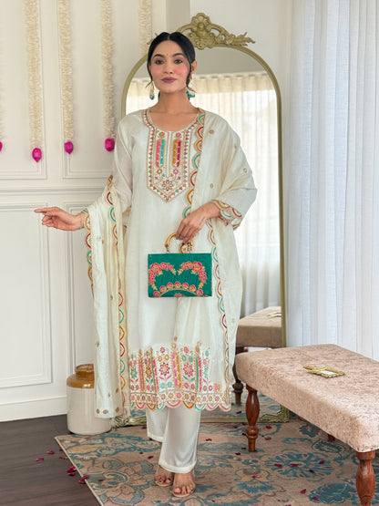 KURTI WITH PANT & DUPATTA VI-ANAMIKA