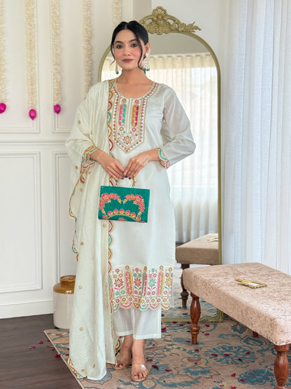 KURTI WITH PANT & DUPATTA VI-ANAMIKA