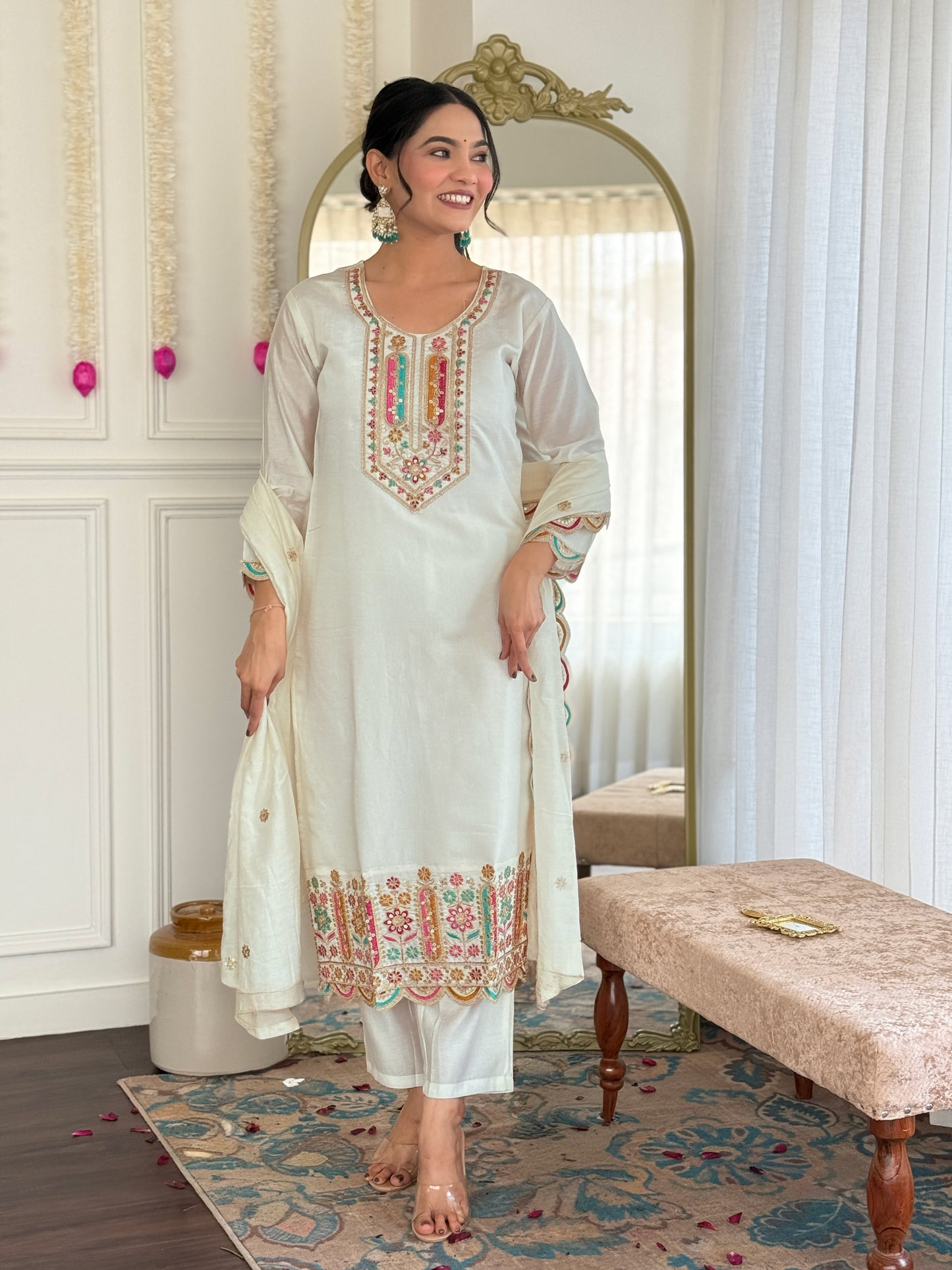 KURTI WITH PANT & DUPATTA VI-ANAMIKA