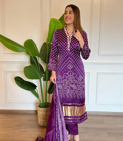 KURTI WITH PANT & DUPATTA ST-LAGADI