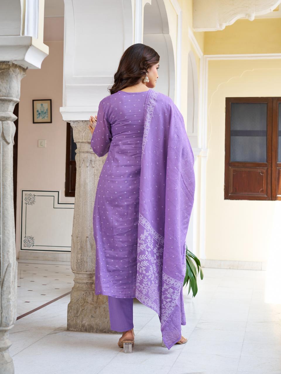 KURTI  WITH PANT & DUPATTA VI-BHUMI