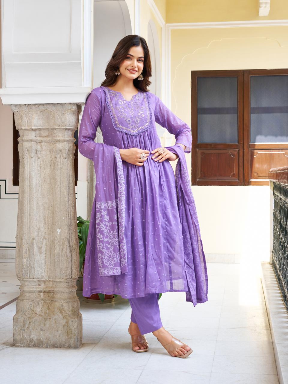 KURTI  WITH PANT & DUPATTA VI-BHUMI