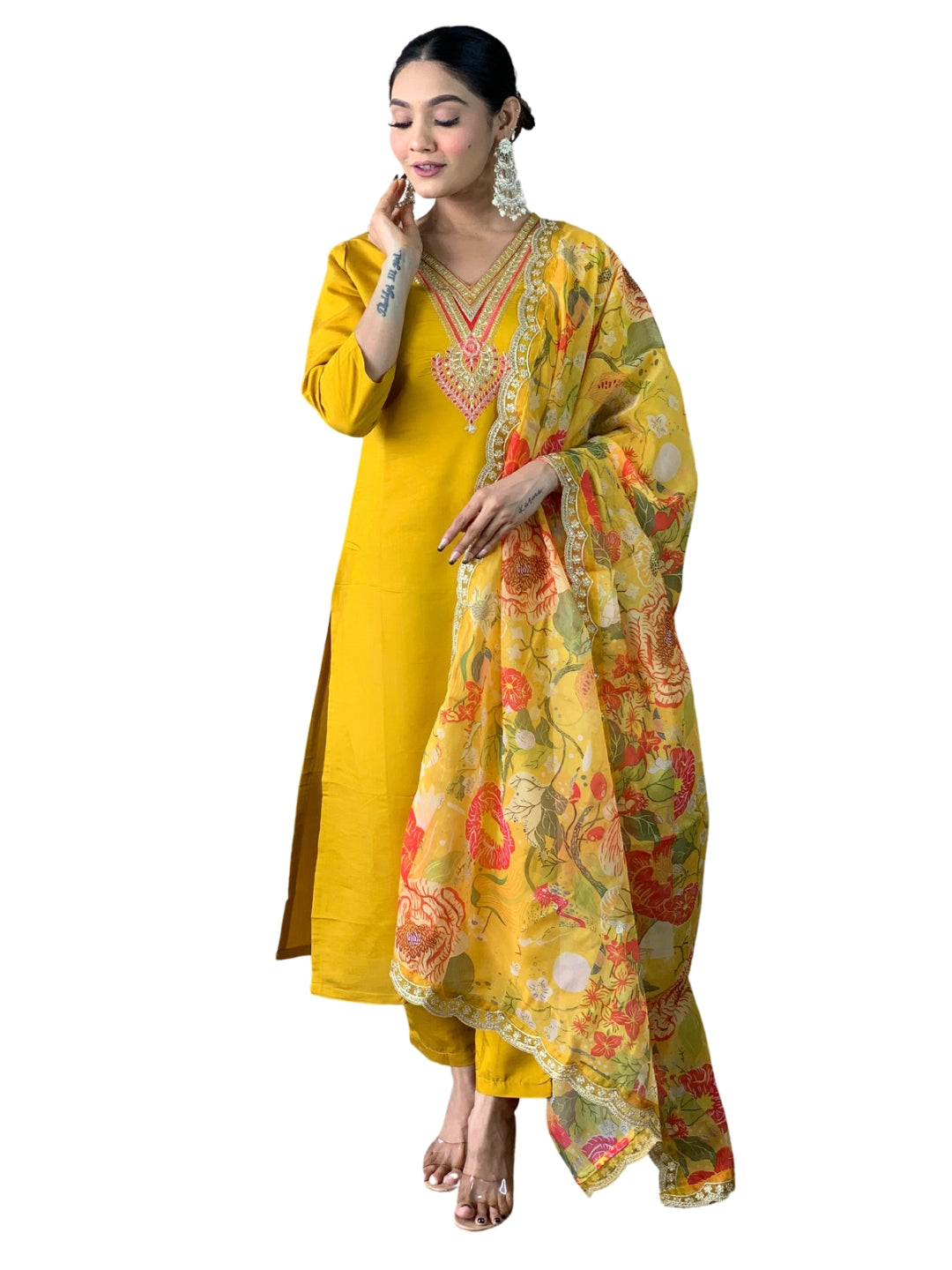 KURTI WITH PANT & DUPATTA VI-Anushree