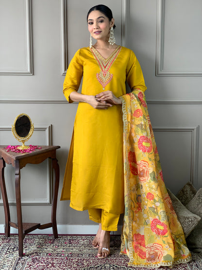 KURTI WITH PANT & DUPATTA VI-Anushree