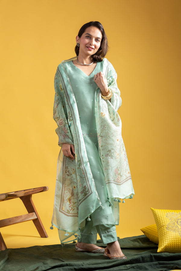 KURTI WITH PANT & DUPATTA MV-6024