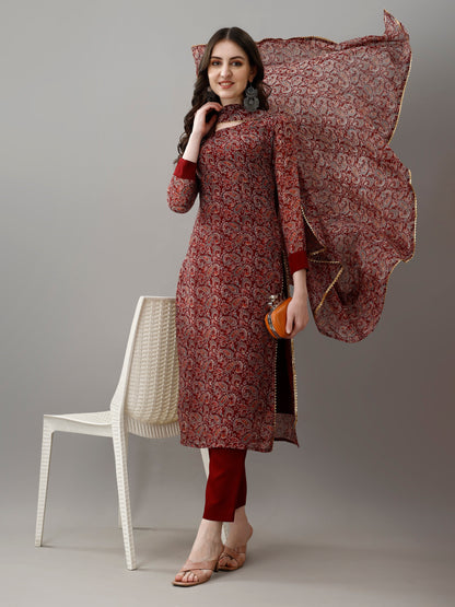 KURTI WITH PANT & DUPATTA MV-6030
