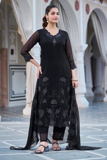 KURTI WITH PANT & DUPATTA MV-6038
