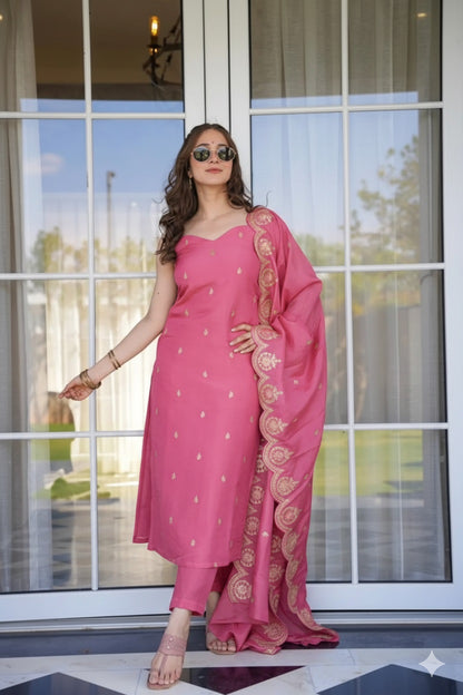 KURTI  WITH PANT & DUPATTA MV-6040