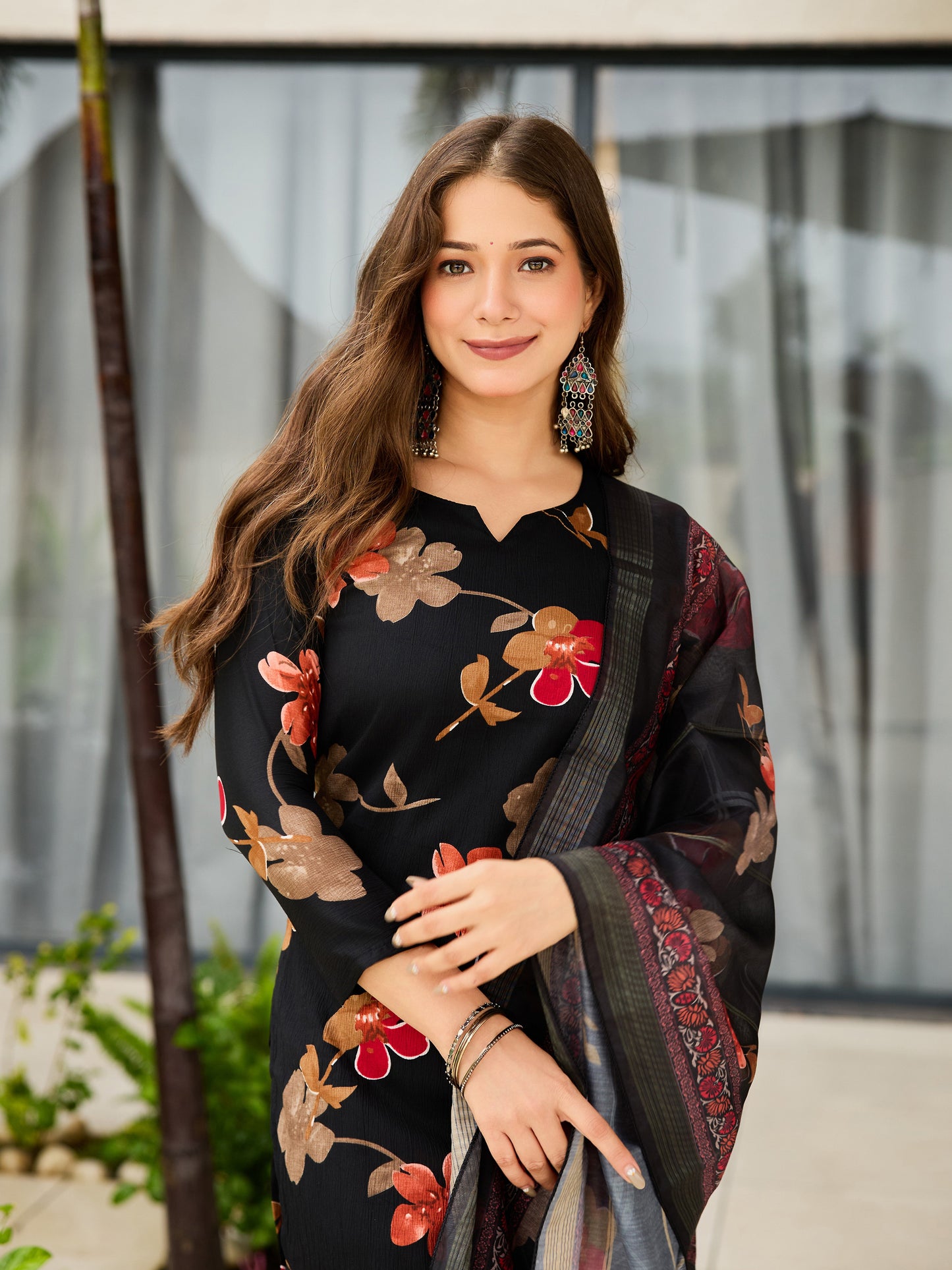 KURTI  WITH PANT & DUPATTA MV-6042