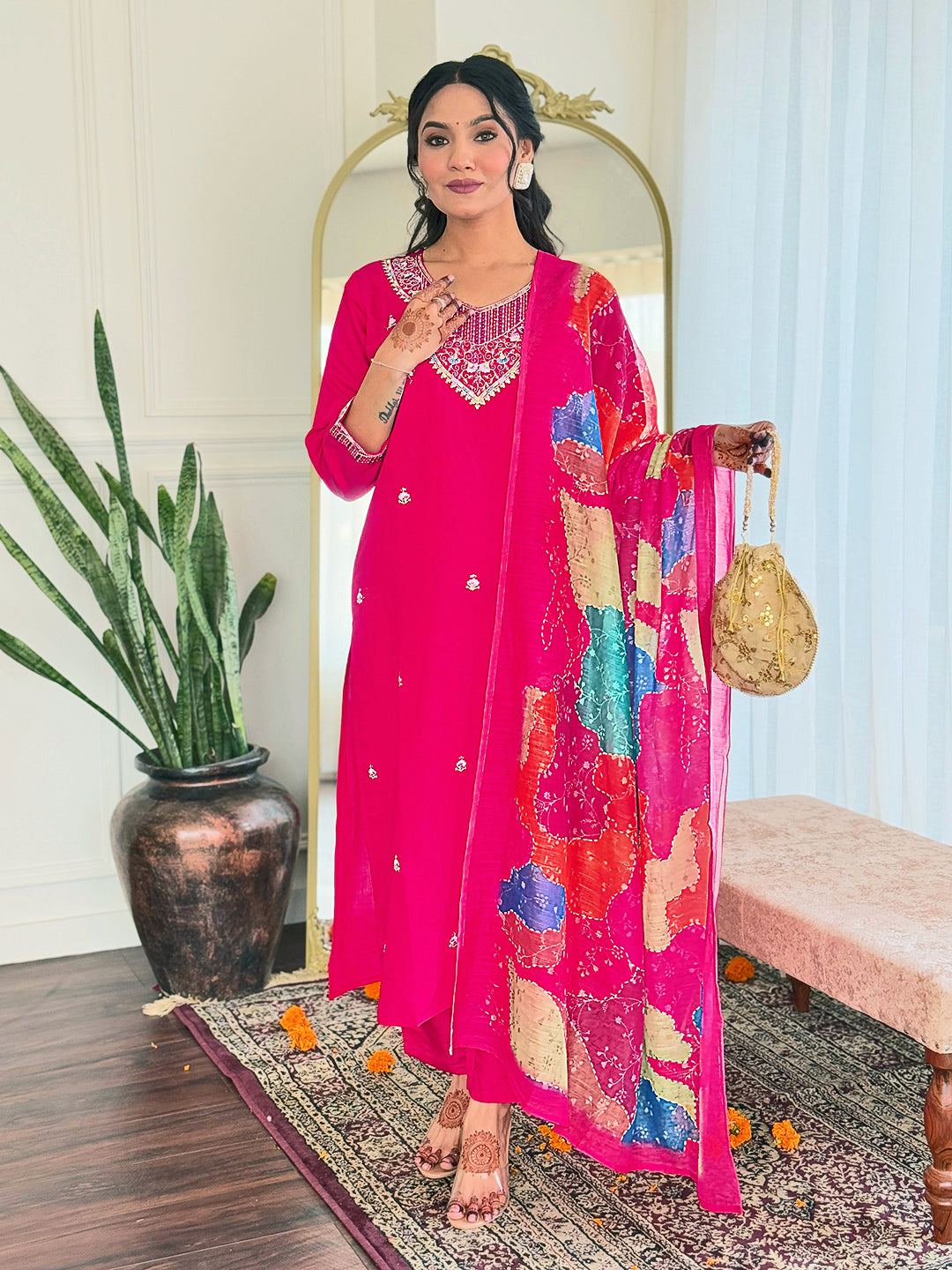 KURTI WITH PANT & DUPATTA Siya