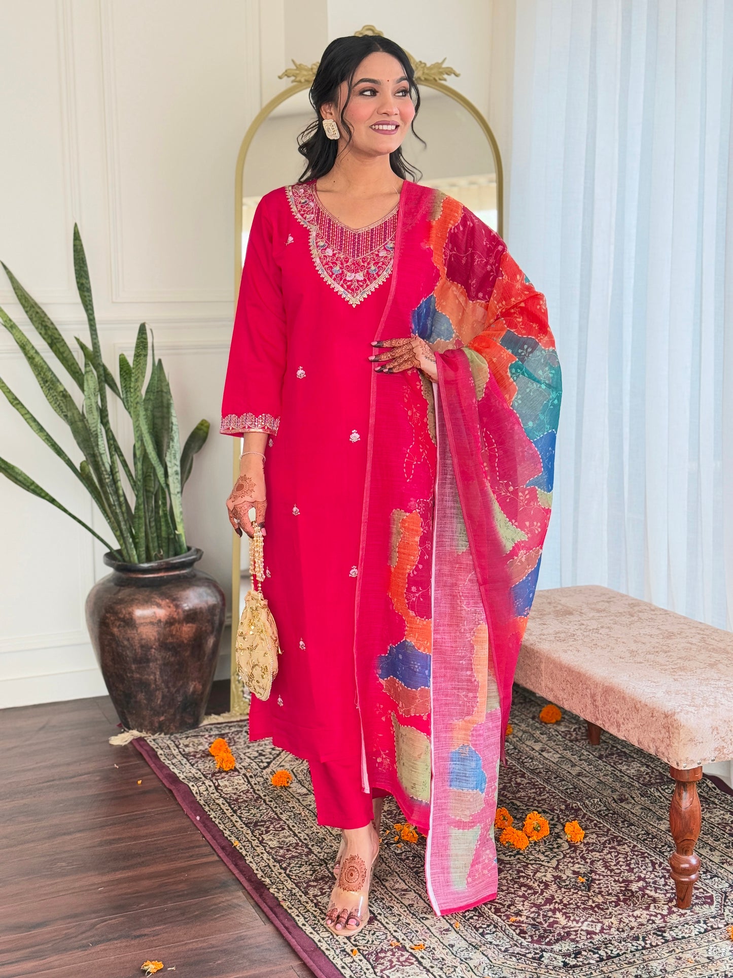 KURTI WITH PANT & DUPATTA Siya