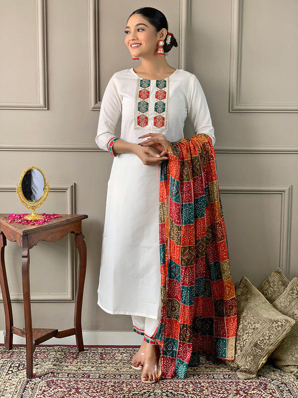 KURTI  WITH PANT & DUPATTA D488