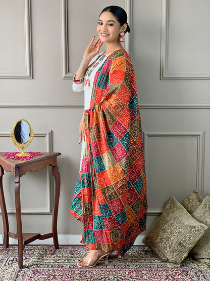 KURTI  WITH PANT & DUPATTA D488