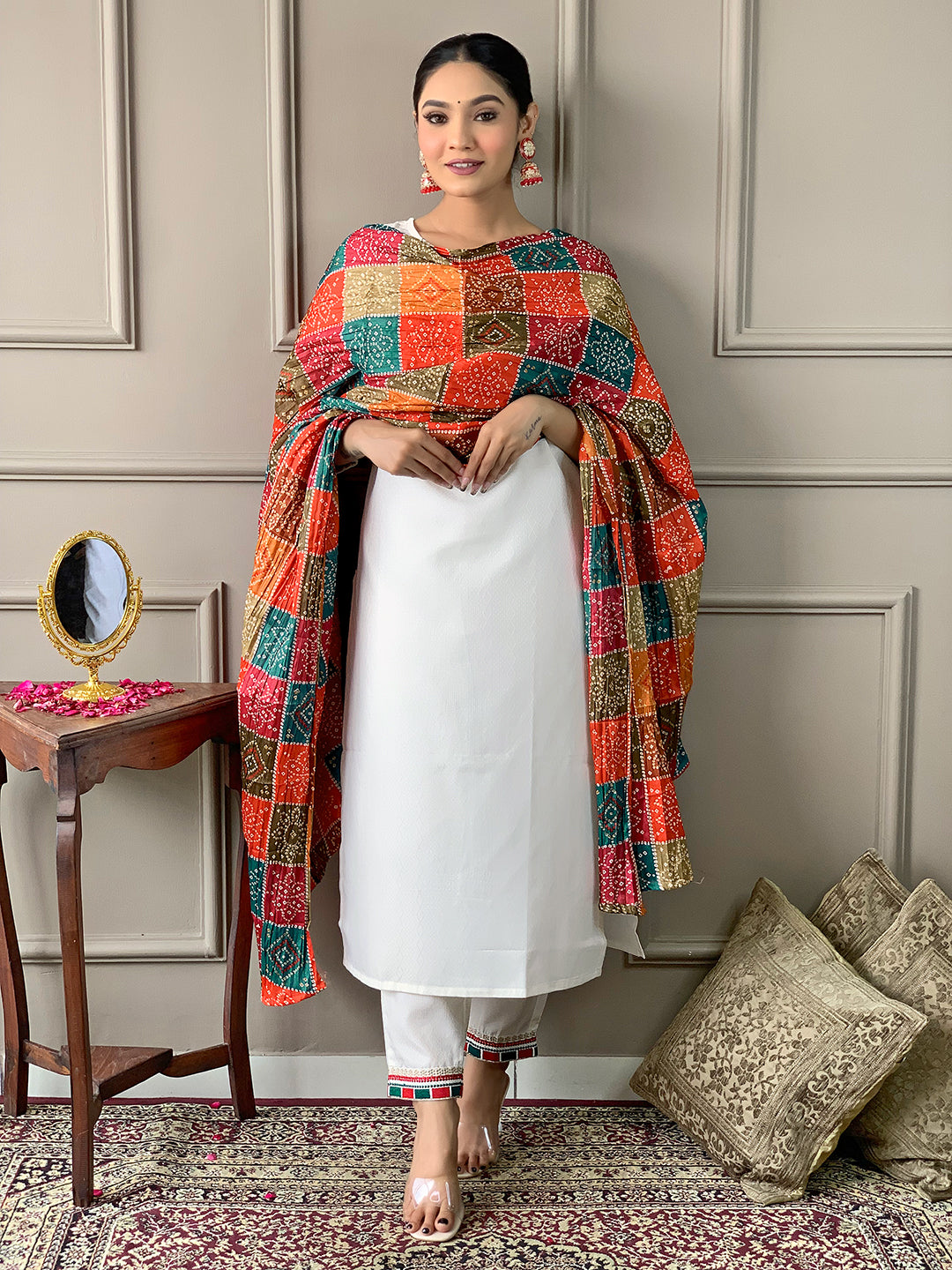 KURTI  WITH PANT & DUPATTA D488