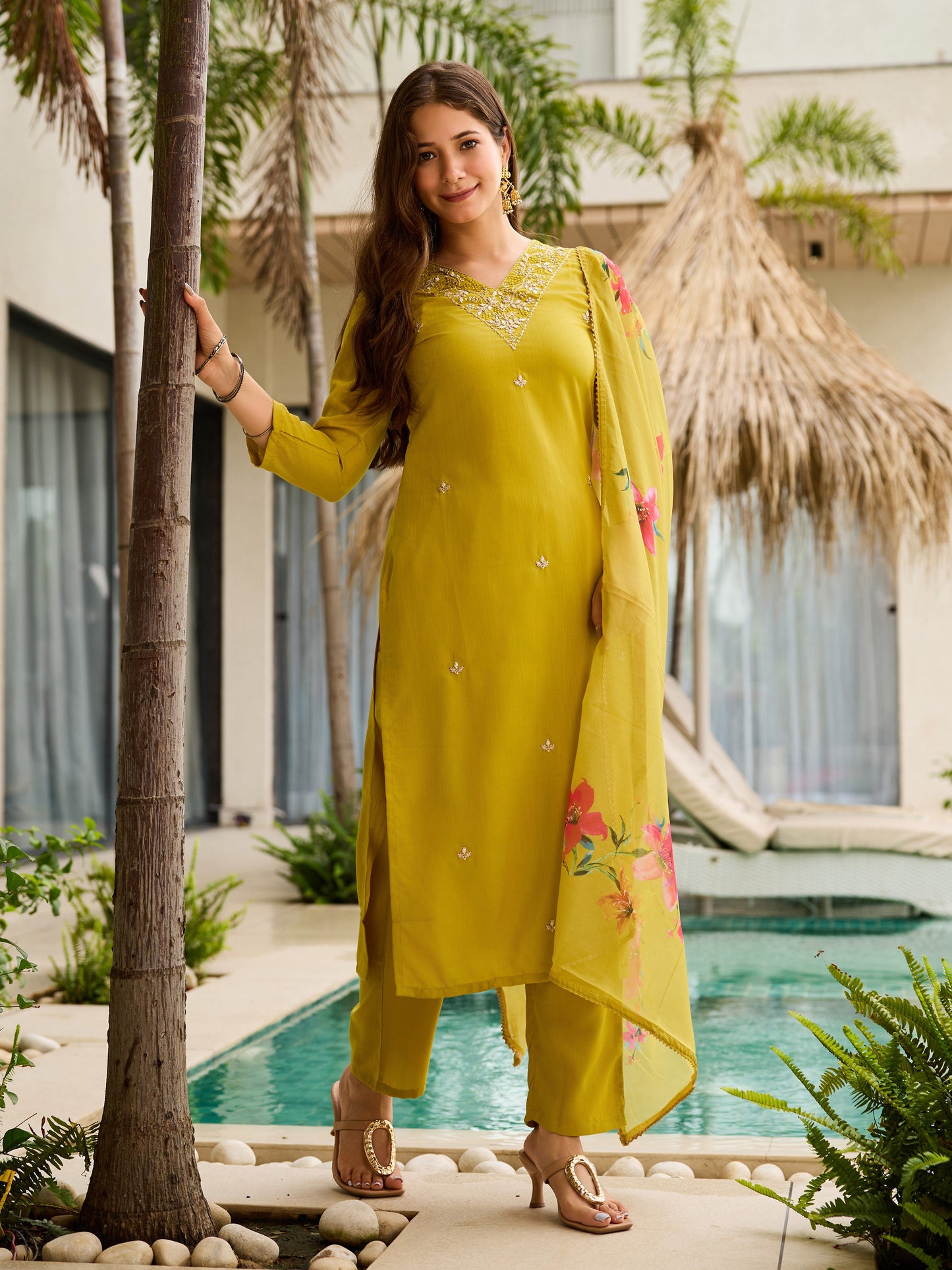 KURTI  WITH PANT & DUPATTA D598