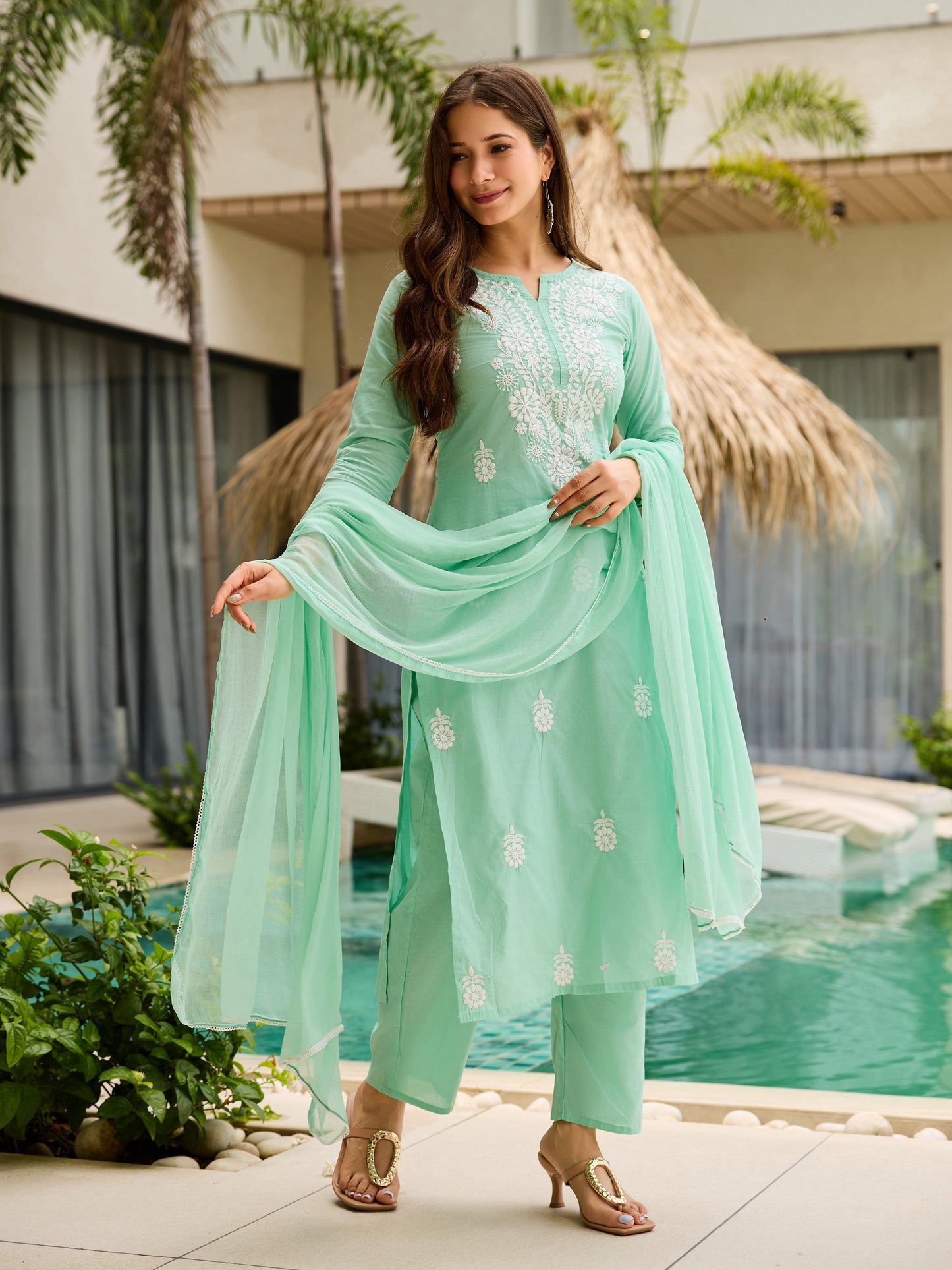 KURTI  WITH PANT & DUPATTA D631