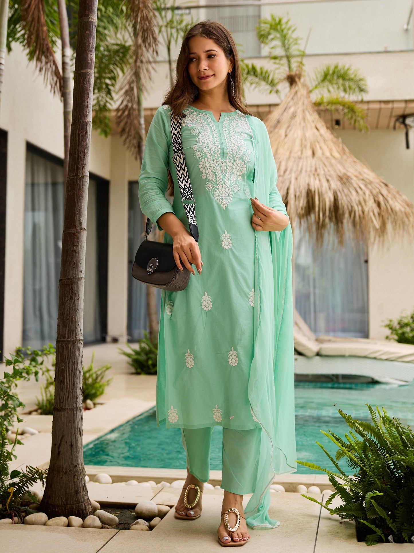 KURTI  WITH PANT & DUPATTA D631
