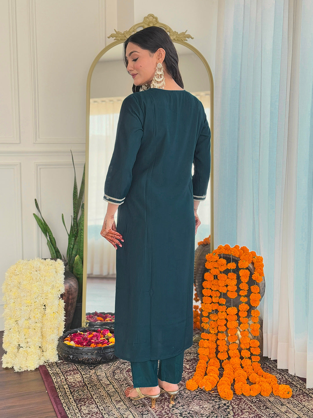 KURTI  WITH PANT & DUPATTA D632