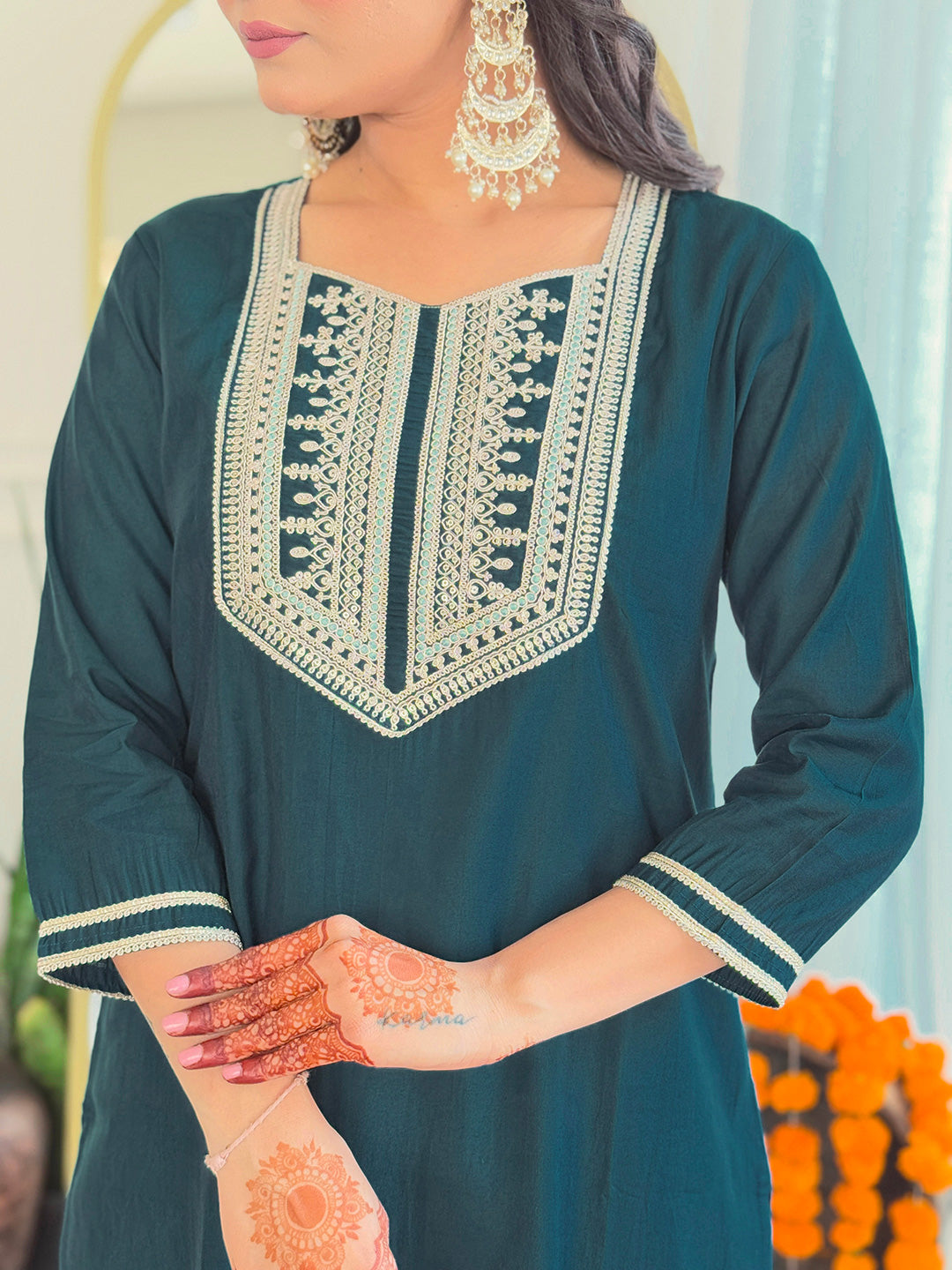 KURTI  WITH PANT & DUPATTA D632