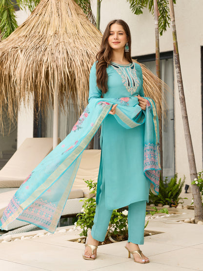 KURTI WITH PANT & DUPATTA D678
